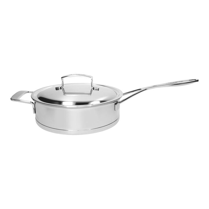 Silver 7, Sauteuse avec couvercle à double parois 24 cm / 2,8 l, large 1