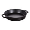 Po&ecirc;les en fonte, Plat &agrave; paella 34 cm, Fonte, Noir mat, small 1