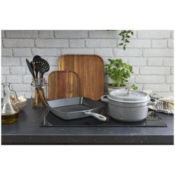D&ouml;k&uuml;m Tencere | Grafit Gri | 18 cm | 1,7 l | yuvarlak,,large 7