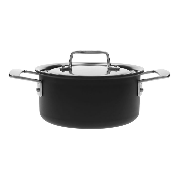 Black 5, 18 cm 18/10 Stainless Steel Stew pot silver-black, large 1