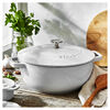 Cast Iron, 3.75 qt, French oven, pure-white - Factory Second, small 2