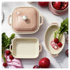 Stoneware, 4-pc, Macaron Mixed Baking Dish Set, light pink, small 2