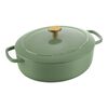 Bellamonte, Cocotte ovale - 23 cm, verde, small 1