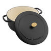 Bellamonte, Cocotte rotonda - 24 cm, nero, small 2
