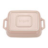Stoneware, 3-pc, Rectangular Baking Dish Set, light pink, small 8