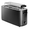 Enfinigy, Toaster mit Br&ouml;tchenaufsatz, 2 Schlitze lang, Schwarz, small 1