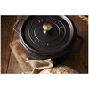 Cast Iron, 4 qt, Round, Dutch Oven, Black Matte - Factory Second, small 8
