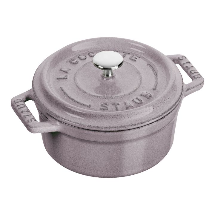 La Cocotte, Mini cocotte 10 cm, redondo, Flor de cerejeira, Ferro fundido, large 1
