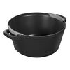 La Cocotte, Set de casseroles Noir mat, 2-pces, small 3