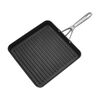Motion, 28 cm / 11 inch aluminum square Grill pan, black, small 3