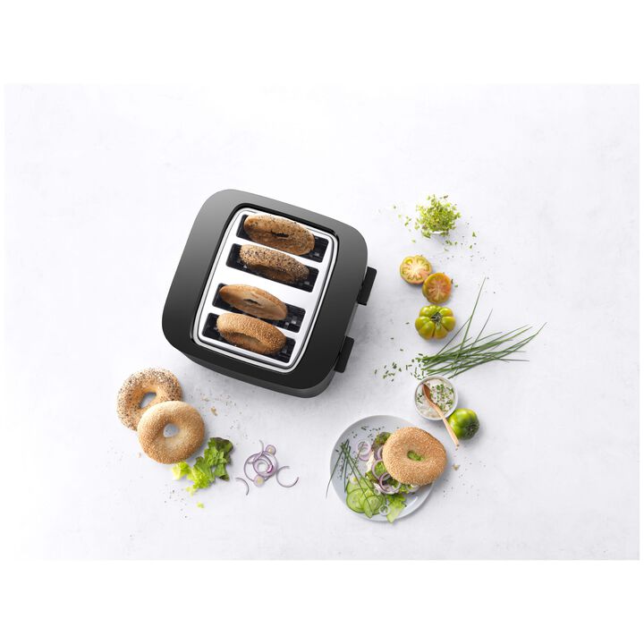 Enfinigy, 4 short slots Toaster black, large 4