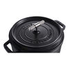 La Cocotte, Cocotte Buster+Punch 24 cm / 3,7 l, Rund, Sort, St&oslash;bejern, small 3