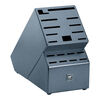 Knife block empty, grey, small 1