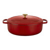 Bellamonte, Cocotte 33 cm, oval, Rot, Gusseisen, small 2
