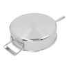 Silver 7, Sauteuse met dubbelwandig deksel 28 cm / 4,75 l, small 6