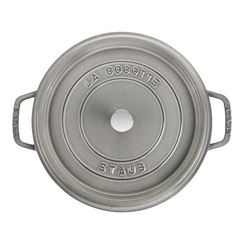 D&ouml;k&uuml;m Tencere | Grafit Gri | 18 cm | 1,7 l | yuvarlak,,large 3