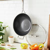 Peak, 12-inch, 18/10 Stainless Steel, Wok With Lid Ceramic Hybrid, small 2