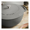 Cast Iron, 5 qt, Essential French Oven, graphite grey, small 8