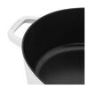 Cast Iron, 6.25 qt, Wide Oval Dutch Oven, pure-white, small 3