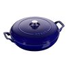 Cast Iron, 3.5 qt, Braiser, Dark Blue, small 1