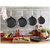 Pans, Koekenpan met houten handvat 26 cm, Zwart, small 3