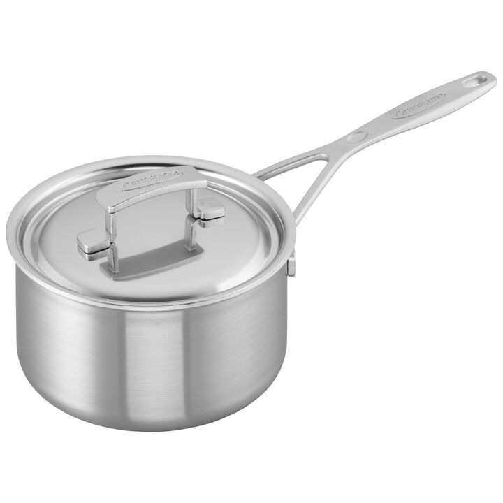 Industry 5, 3.2 qt Sauce Pan With Lid, 18/10 Stainless Steel , large 1