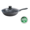 Parma Plus Ceramic, 11-inch, Aluminum, Ceramic Nonstick Wok With Lid Ceramic Coating, small 1