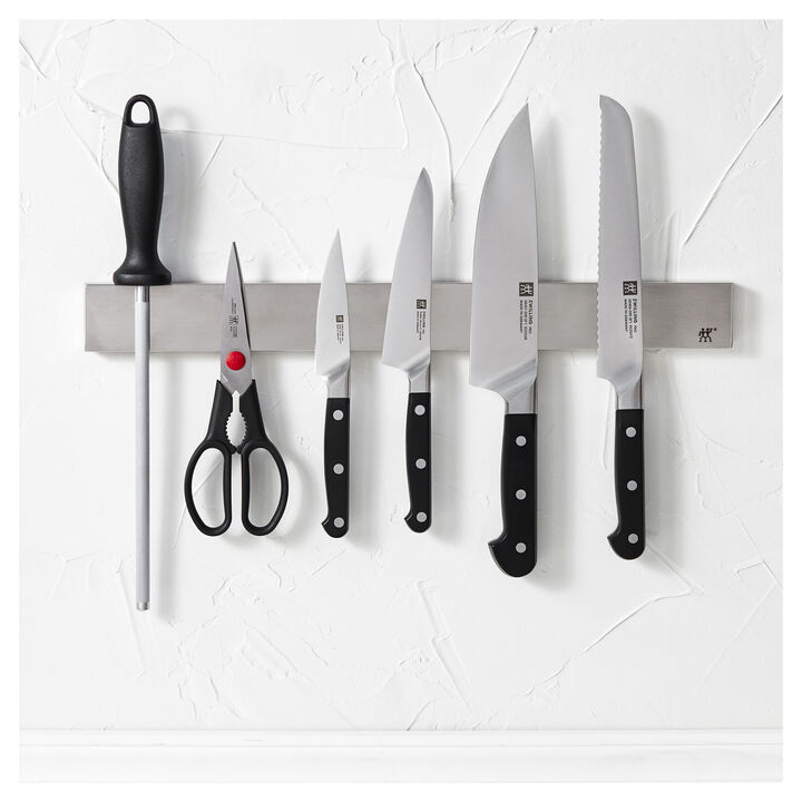 Storage, 17.5-inch, Stainless Steel, Magnetic Knife Bar, Silver, large 3