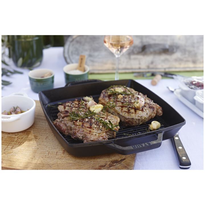 Grill Pans, Poêle à griller 28 cm, Noir, large 3