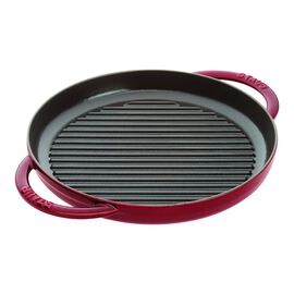 10-inch, Round Double Handle Pure Grill, grenadine