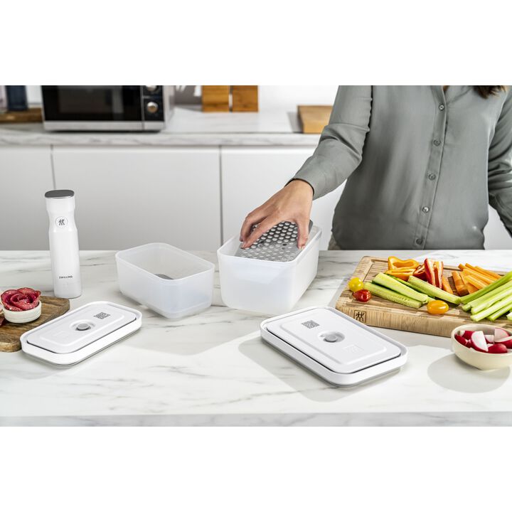 Fresh & Save, Drip tray set for plastic containers  , M/L / 2-pc, large 3