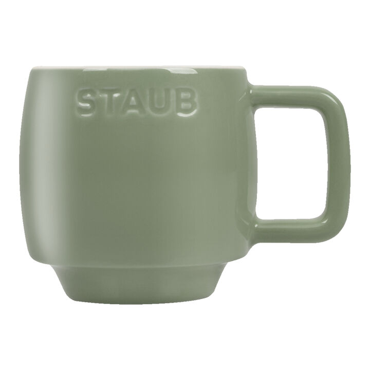 Ceramique, 100 ml ceramic Mug eucalyptus, large 3