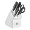 VIER STERNE, Set di coltelli con ceppo, 6-pz., bianco, small 1