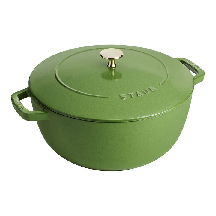 Cast Iron, 5 qt, Essential French Oven, pistachio, large 1