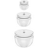 FRESH & SAVE VACUUM GLASS BOWLS EXPANDER SET S/M/L 6PC, small 15