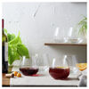 Pr&eacute;dicat Glassware, 6-pc Whisky/Stemless Red Glass, small 2