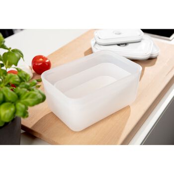 Vakumlu Saklama Kabı, L, Plastik, yarı şeffaf-Gri,,large 11
