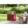 Flammkraft Model D, Natural gas grill, ruby, small 9