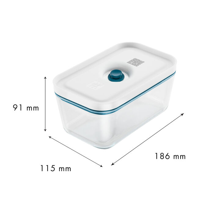 Fresh & Save, Vacuumdozenset S/M/L 3-delig La-Mer - glas, large 3