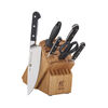 Pro, 7-pc, Knife block set, bamboo, small 1