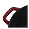 La Cocotte, 5.25 l cast iron round Cocotte, Bordeaux - Visual Imperfections, small 7