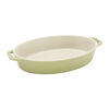 Stoneware, 4-pc, Macaron Mixed Baking Dish Set, light green, small 10