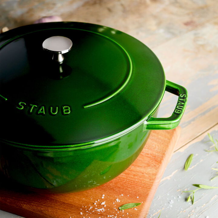 Cast Iron, 5 qt, French oven, basil, large 3