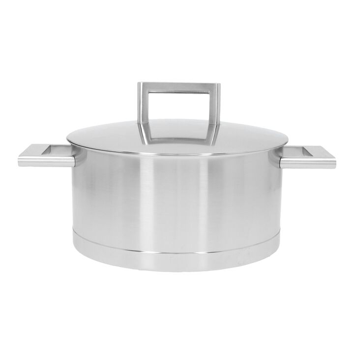 John Pawson 7, Casserole avec couvercle à double parois 20 cm / 3 l, large 1