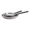 MIlano Stainless Steel, 2-pc, Stainless Steel Fry Pan Set, small 1