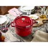 La Cocotte, 4.75 l cast iron round Tall cocotte, cherry - Visual Imperfections, small 8