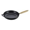 Bratpfanne Buster+Punch 28 cm, rund, Schwarz, Gusseisen