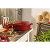 Bellamonte, Cocotte 31 cm, Ovale, Rouge, Fonte, small 6