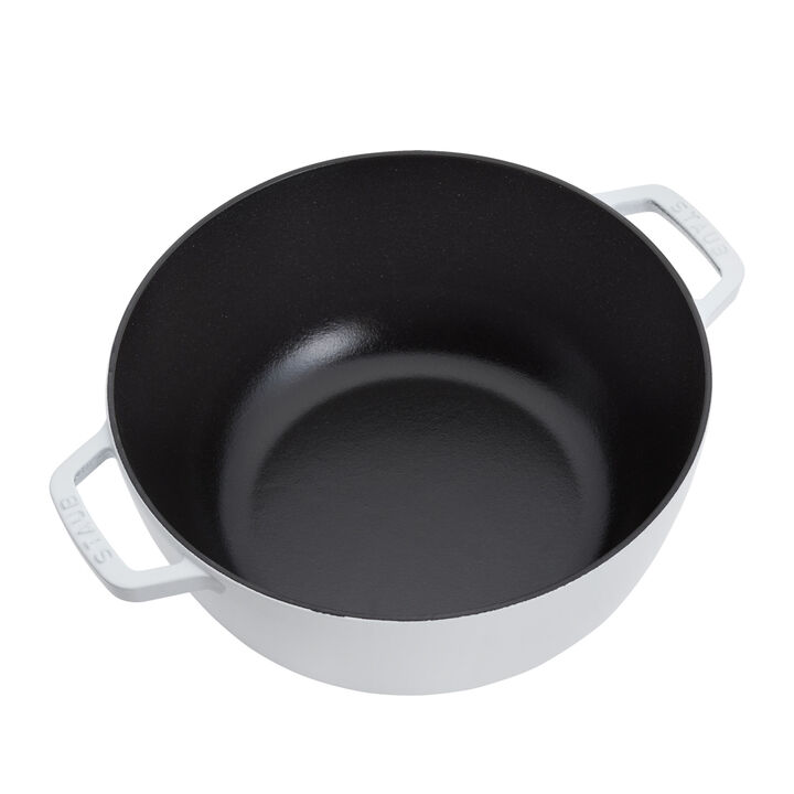 Cast Iron, 5 qt, Essential French Oven, pure-white, large 4