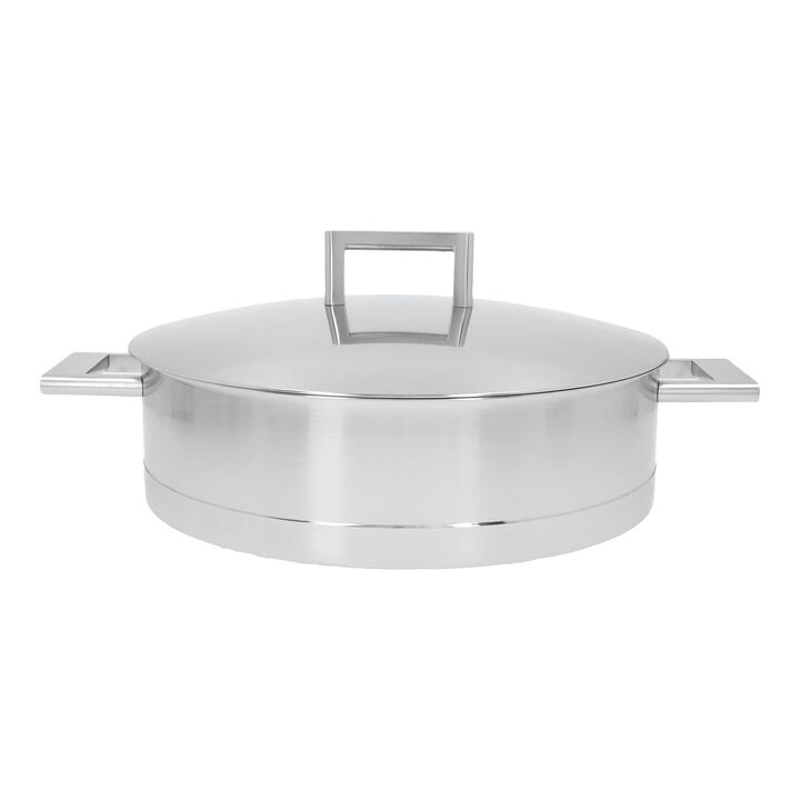 John Pawson 7, Casserole avec couvercle à double parois 28 cm / 4,8 l, large 1